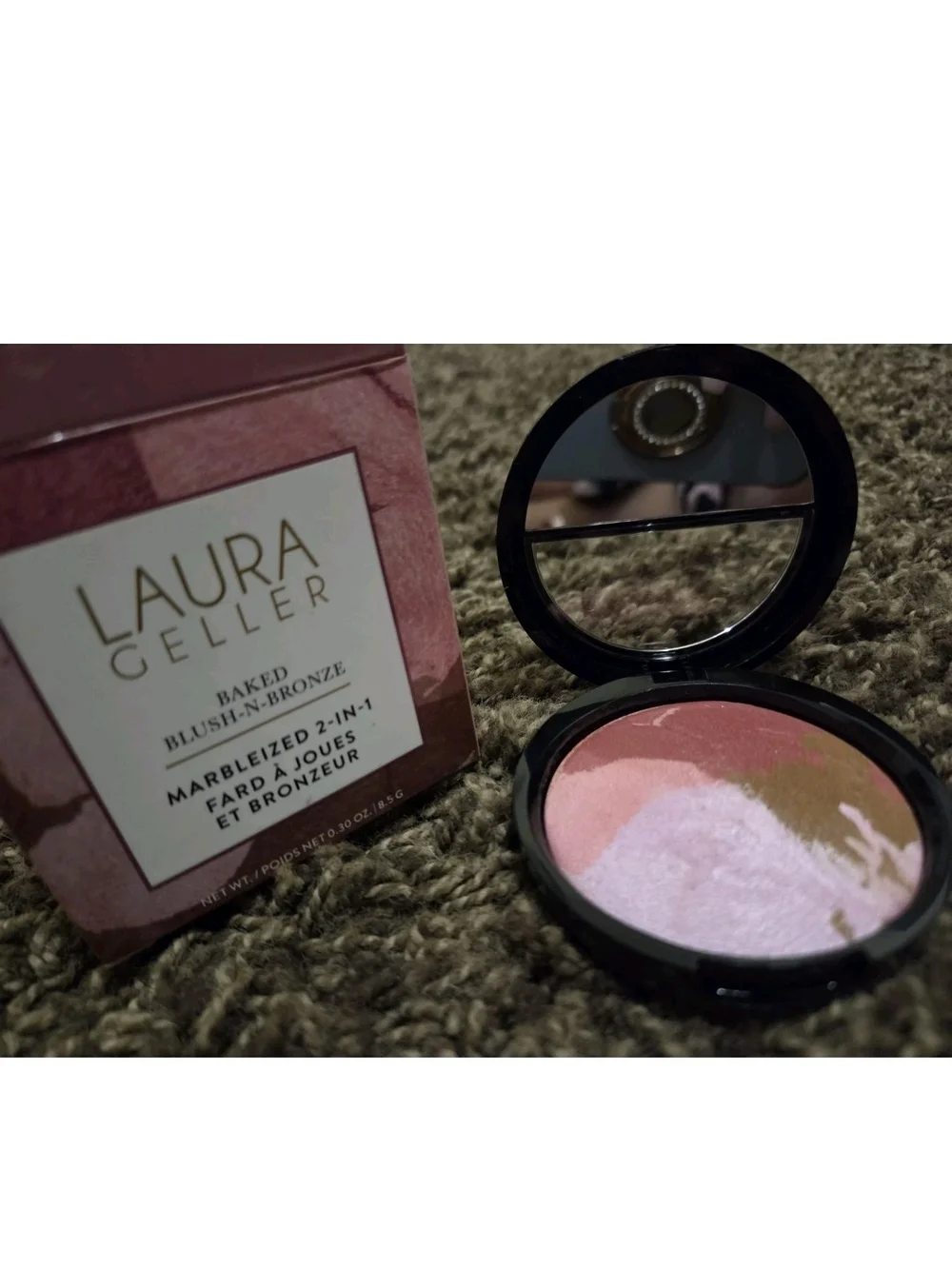 Laura Geller Marbleized Baked Blush & Bronzer - Pink, Gold